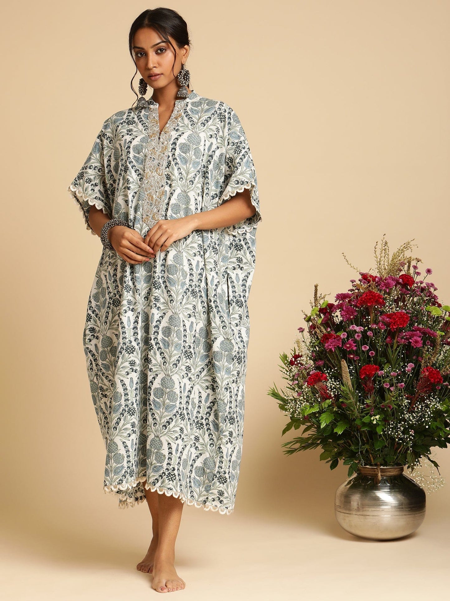 Blush Anaar Organic Cotton Kaftan