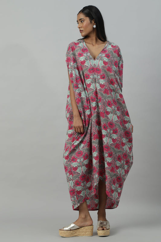 PINK POPPY ORGANIC COTTON KAFTAN