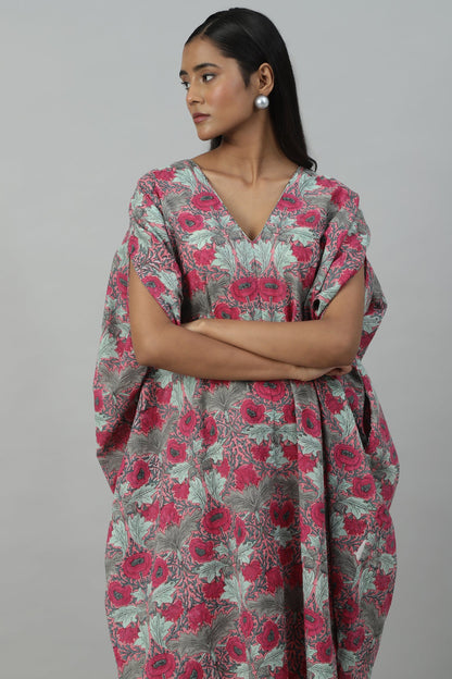 PINK POPPY ORGANIC COTTON KAFTAN
