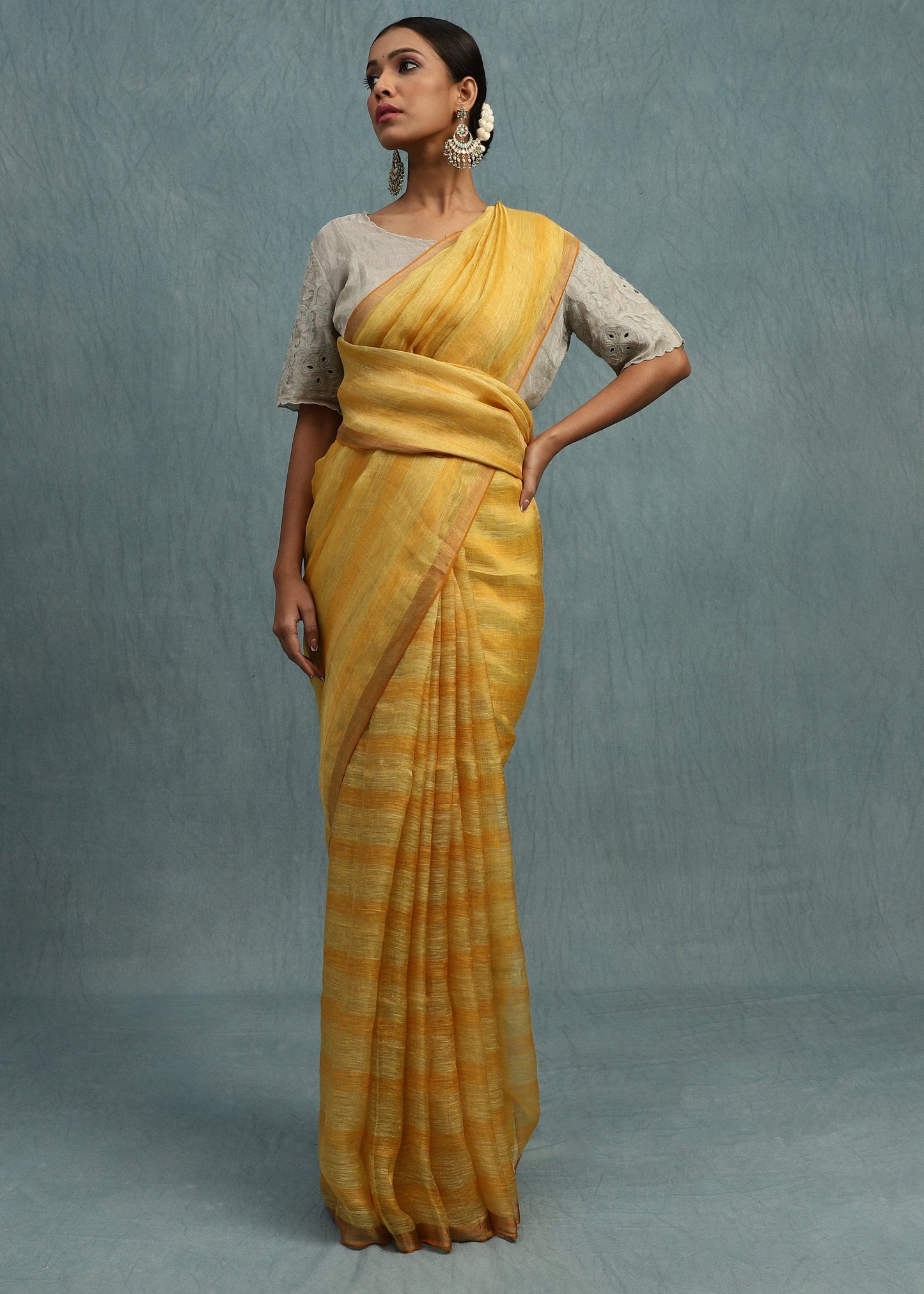 Linen Zari Ombre Surya