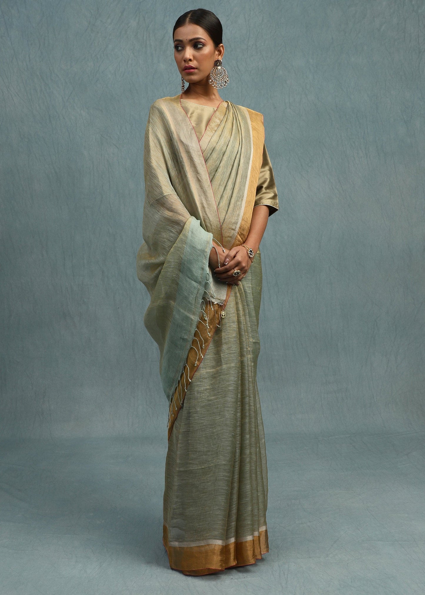 Linen Zari Kota