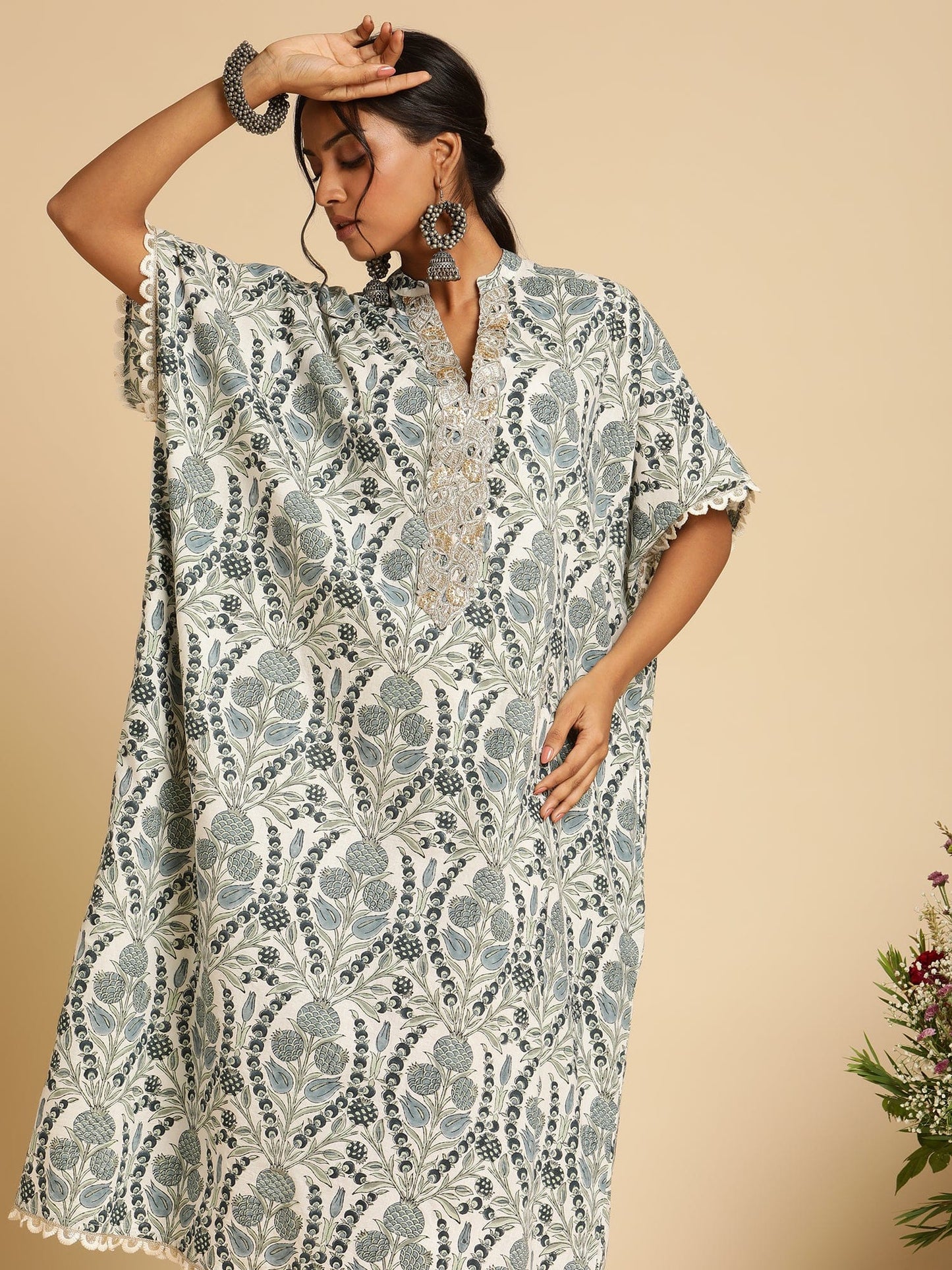 Blush Anaar Organic Cotton Kaftan